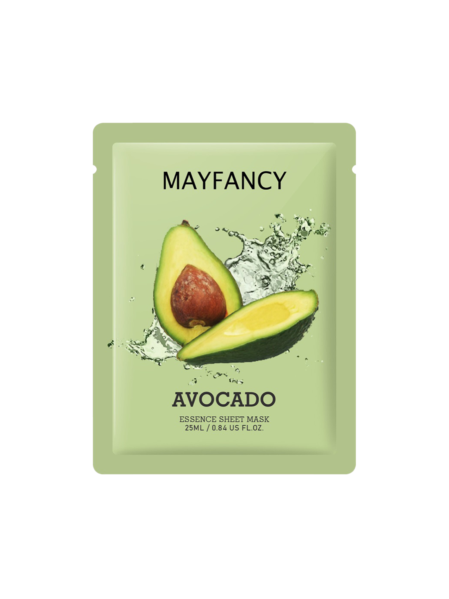 MAYFANCY Avocado-Gesichtstuchmaske